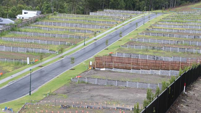 The Hillview Estate development in Maudsland. Picture: Richard Gosling.