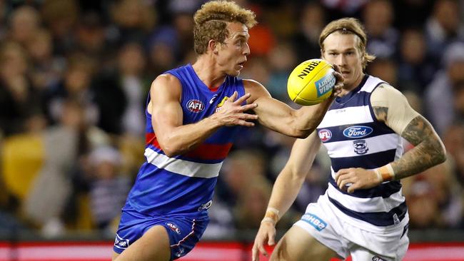 Mitch Wallis put a hard week behind him to put in a great performance against Geelong. Picture: Getty