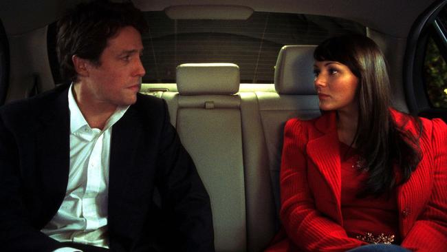 Hugh Grant with Martine McCutcheon.