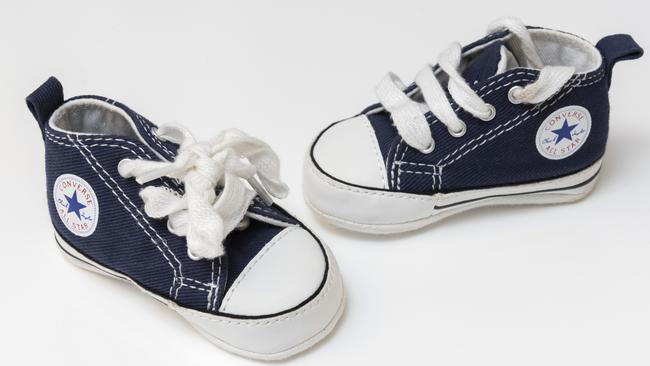 <b>Converse baby shoes:</b> This was one of the first things I bought for my baby when I found out I was pregnant. I just thought they were so cute.