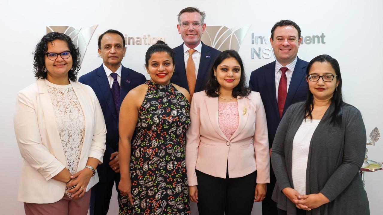 Dominic Perrottet has visited Mumbai to open a NSW India trade office. Picture: Twitter
