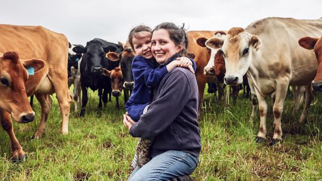 Southwest Victorian farmers Rachel and Dale McGrath at their Gorae property. PHOTO: NICOLE CLEARY