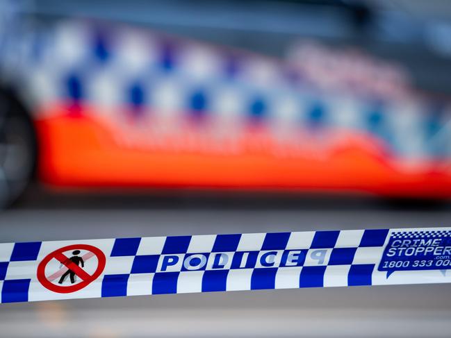 A motorcyclist has died of his injuries after colliding with a telegraph pole in Strathfield during a high speed chase with police.Picture: Tom Parrish