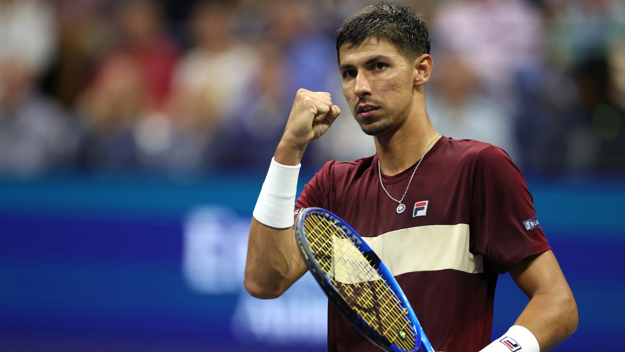 Alexei Popyrin of Australia. Photo by Sarah Stier/Getty Images