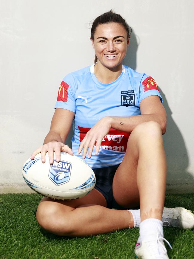 Millie Elliott played for the NSW Women's Origin team for 2019-2024. Picture: Tim Hunter.