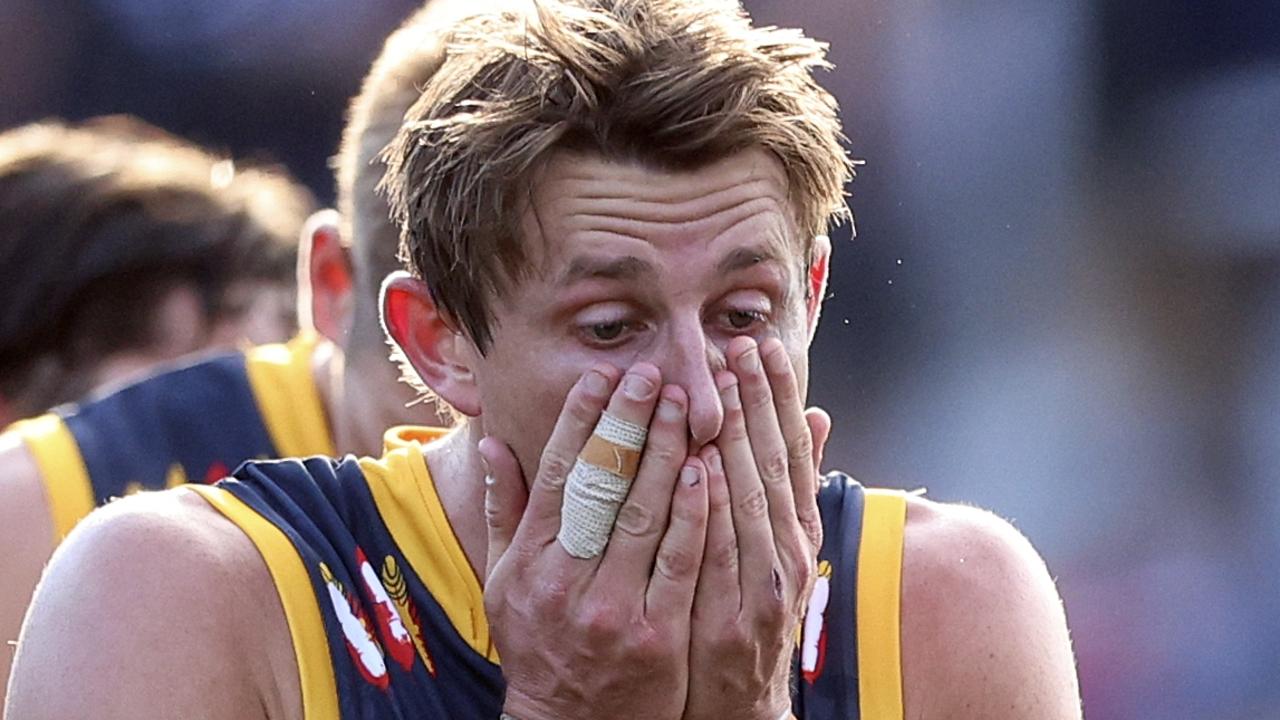 Matt Crouch says he’s disappointed to be sent to the SANFL again.