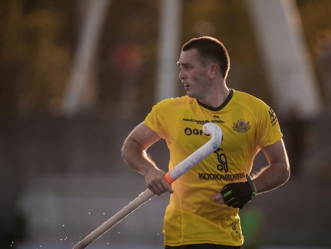 Connar Otterbach during the FIH Pro League.