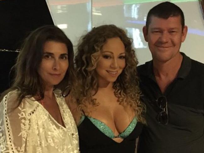 James Packer says he is close to both his ex wives Jodhi Meares, left, and Erica Baxter. He doesn’t speak to Mariah Carey, however. Picture: Instagram/Jodhi Meares