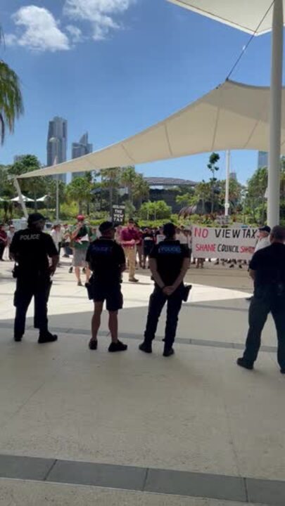 Gold Coast view tax protest.