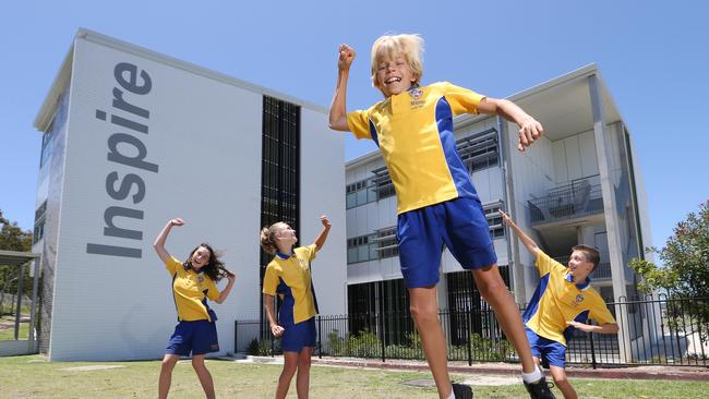 Year 7 students at Miami State High School. Picture Glenn Hampson