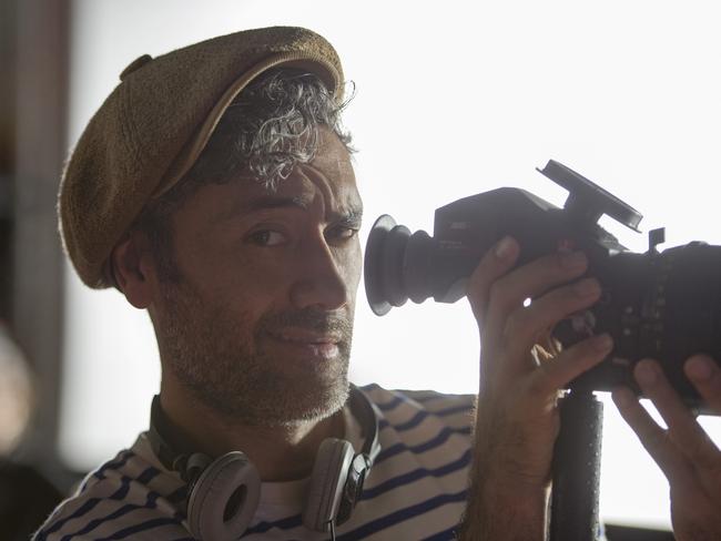 Even in the Gold Coast heat, Waititi remained dapper at all times on the Ragnarok set. Picture: Jasin Boland/Marvel/Disney