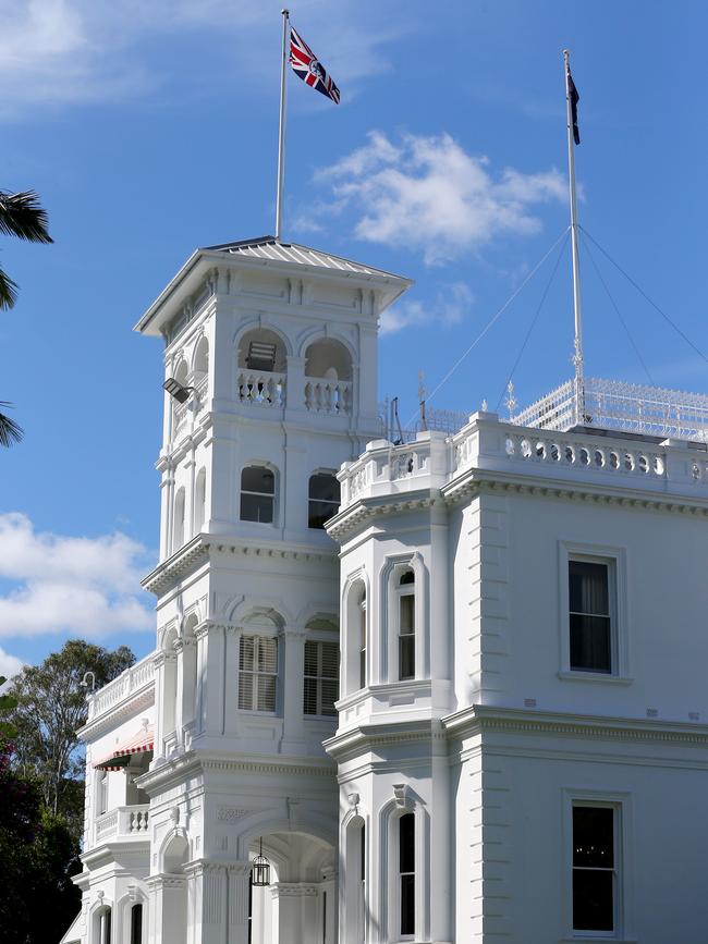 Her soon-to-be residence at Queensland’s Government House. Picture AAP