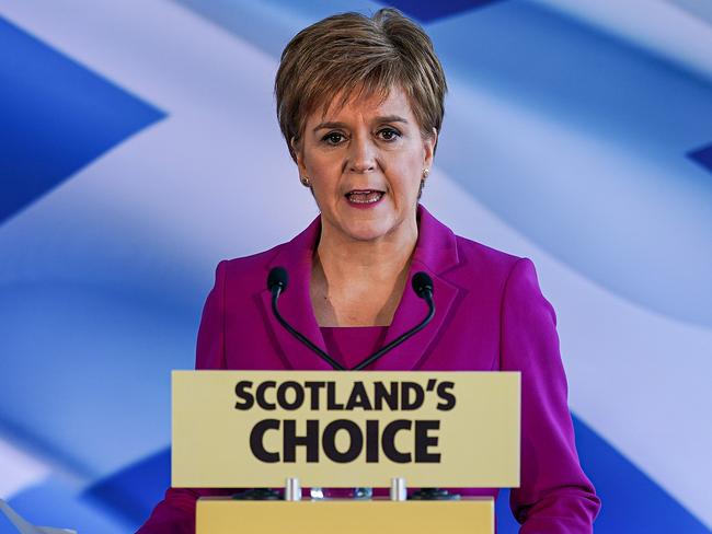 Scottish National Party (SNP) leader and Scotland's First Minister Nicola Sturgeon, addresses media following SNP election success including taking the seat of Liberal Democrat leader Jo Swinson. Picture: Getty