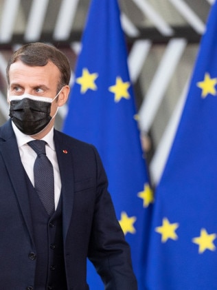 French President Emmanuel Macron has called for the European Union to start talks with Russia to preserve stability in the region. Picture: Getty Images