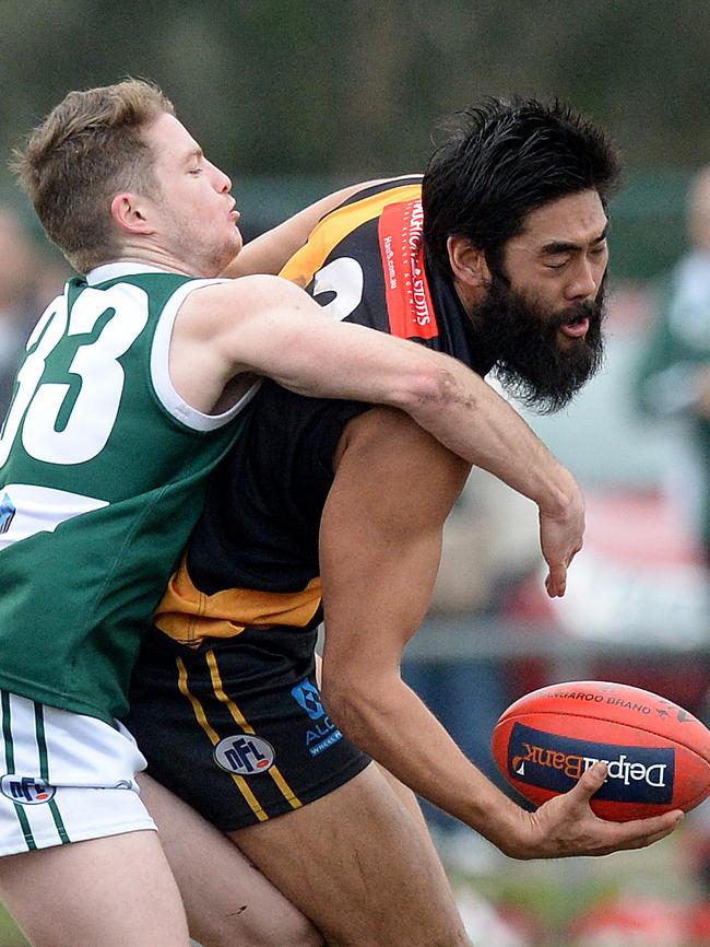 Macleod will be out to stop another final between Greensborough and Heidelberg taking place next week. Picture: Angie Basdekis