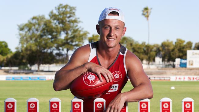 New recruit Billy Hartung is looking to have an impact at Prospect Oval this season. Picture: Matt Loxton