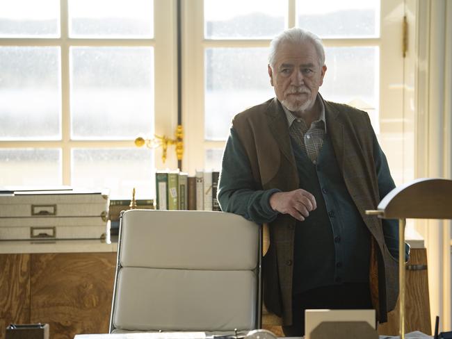 Brian Cox in a scene from season two of the TV series Succession. Supplied by Foxtel.