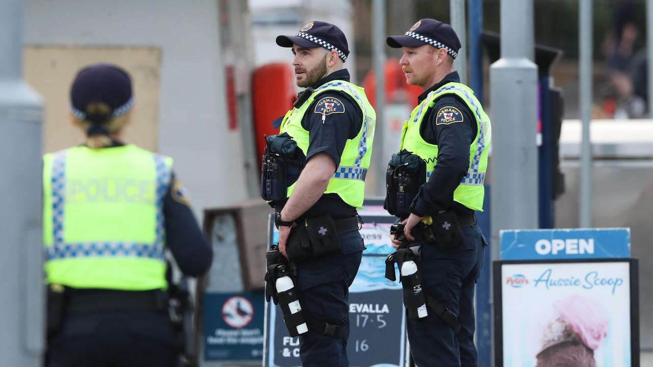 Tasmania Police are searching for a man who escaped court after being sentenced to prison in Hobart. Picture: Nikki Davis-Jones