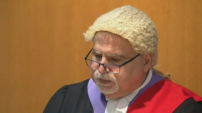 District Court judge Peter Zahra died on Sunday. Picture: Nine news