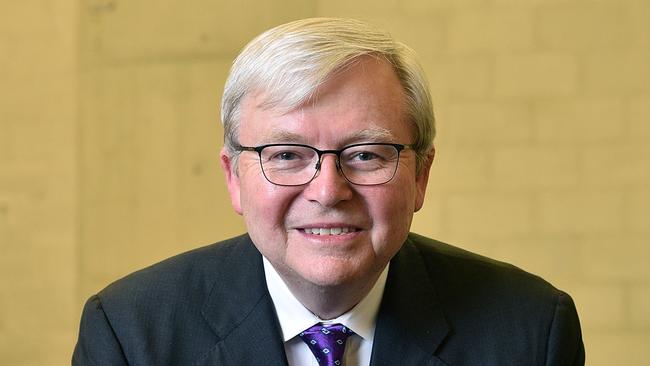 CANBERRA, AUSTRALIA - OCTOBER 27: Portrait of Kevin Rudd, former Prime Minister of Australia, on October 27, 2017 in Canberra, Australia. Kevin Rudd was Prime Minister of Australia from December 2007 to June 2010 and again from June 2013 to September 2013. He has just released the first of a two-volume autobiography: 'Not for the Faint-Hearted: A Personal Reflection on Life, Politics and Purpose 1957-2007'. (Photo by Michael Masters/Getty Images)