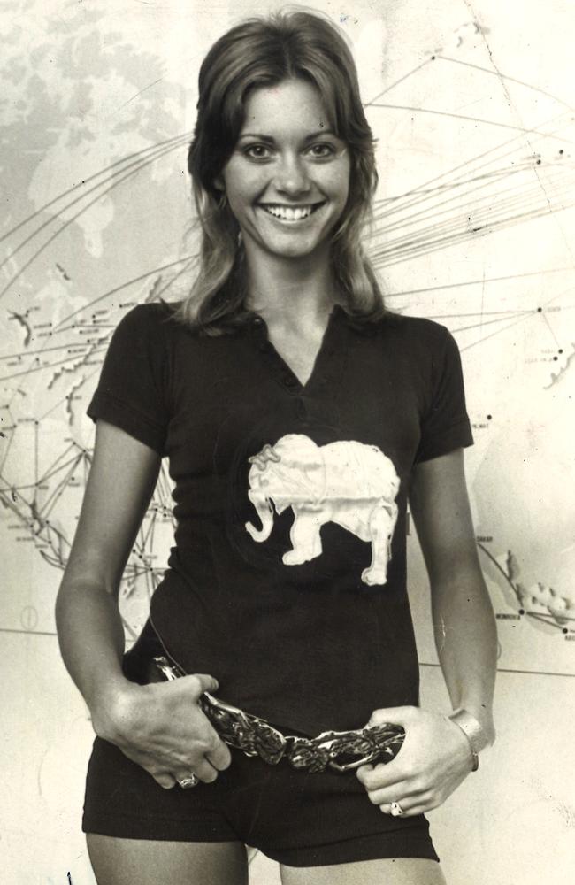 Pre-cancer: Olivia Newton-John in 1971. Picture: Instagram