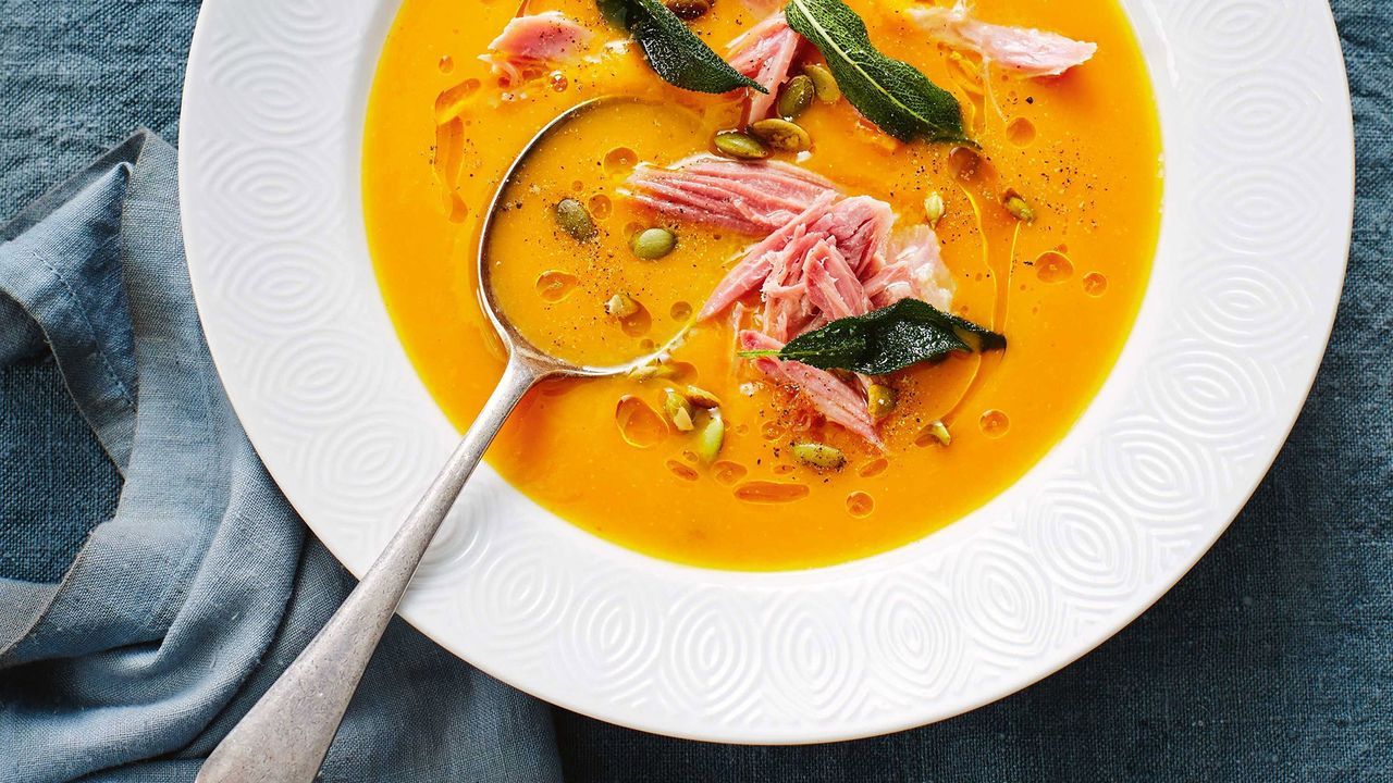 Matt Preston's pumpkin and ham soup