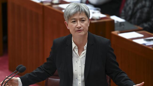 Foreign Minister Penny Wong is believed to have refused an application by Tigers Realm to exempt it from the sanctions regime. Picture: NCA NewsWire / Martin Ollman