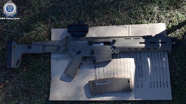 Another weapon allegedly found in Robert Sevil's possession at Narromine. Picture: NSW Police