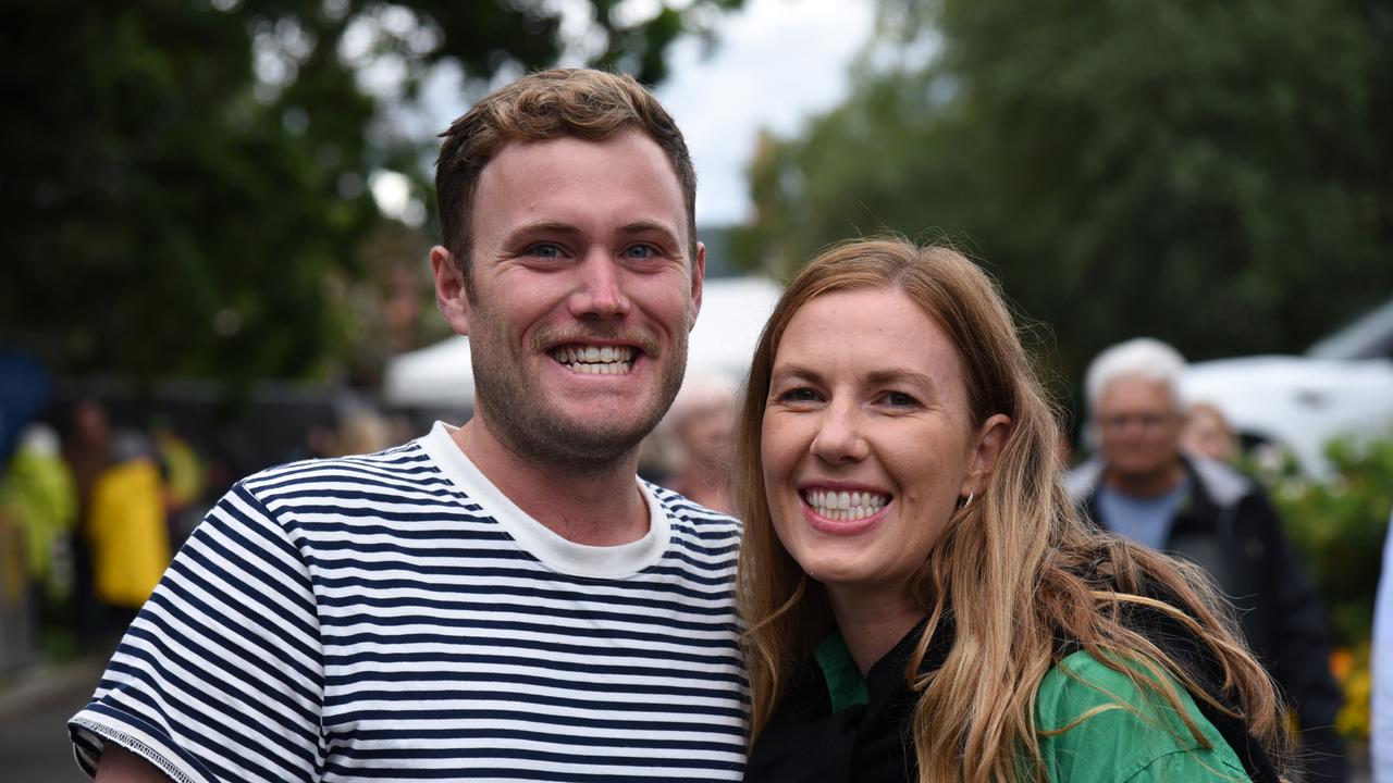 Luke Cleaver and Nicole Young at Day 2 of Launceston's Festivale 2023. Picture: Alex Treacy