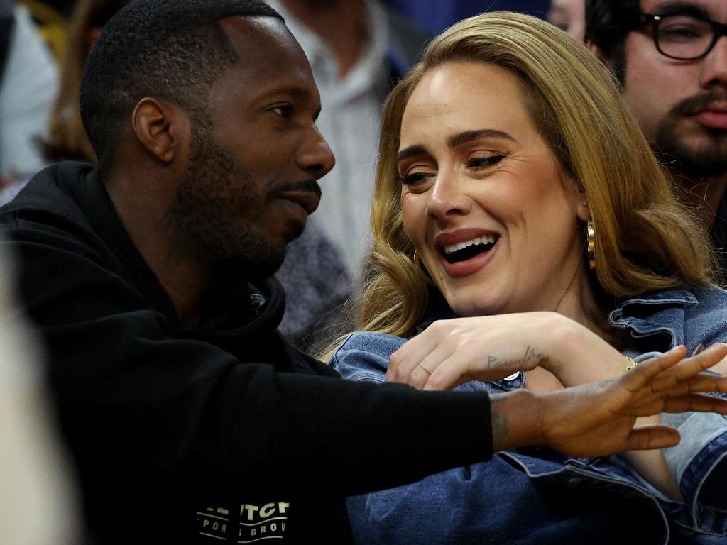 Adele and Rich Paul are engaged to be married. Picture: Harry How/Getty Images