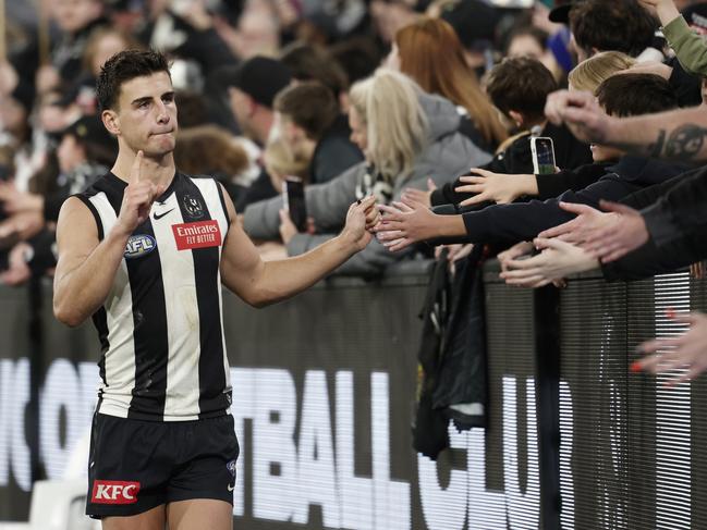 Nick Daicos with the fans in 2024. Picture: Daniel Pockett/Getty Images