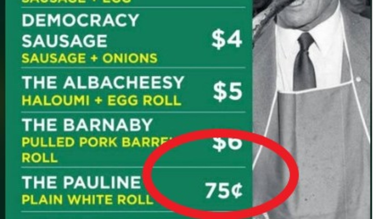 Hilarious detail in Sydney school’s sausage sizzle menu