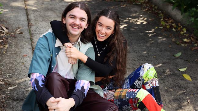 Siblings Sian Fuller, 16, and Jordan Fuller 19, who both auditioned for The Voice. Picture: Tim Hunter.