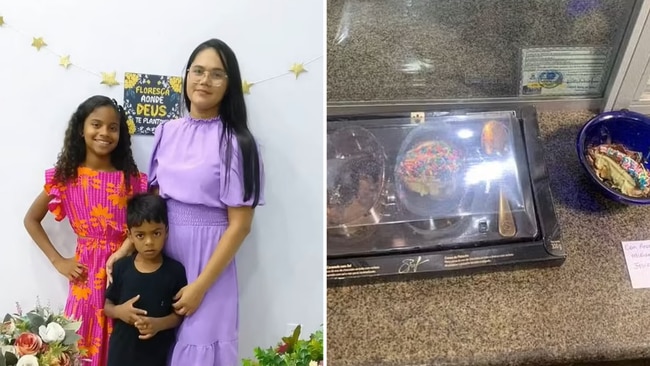 Both of the children died after eating poisoned Easter eggs. Image: Globo