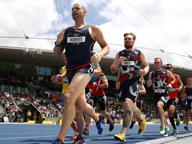 Jay Roberts of the United States competes in the Men's 1500m IT7. Picture: Cameron Spencer/Getty Images for the Invictus Games Foundation