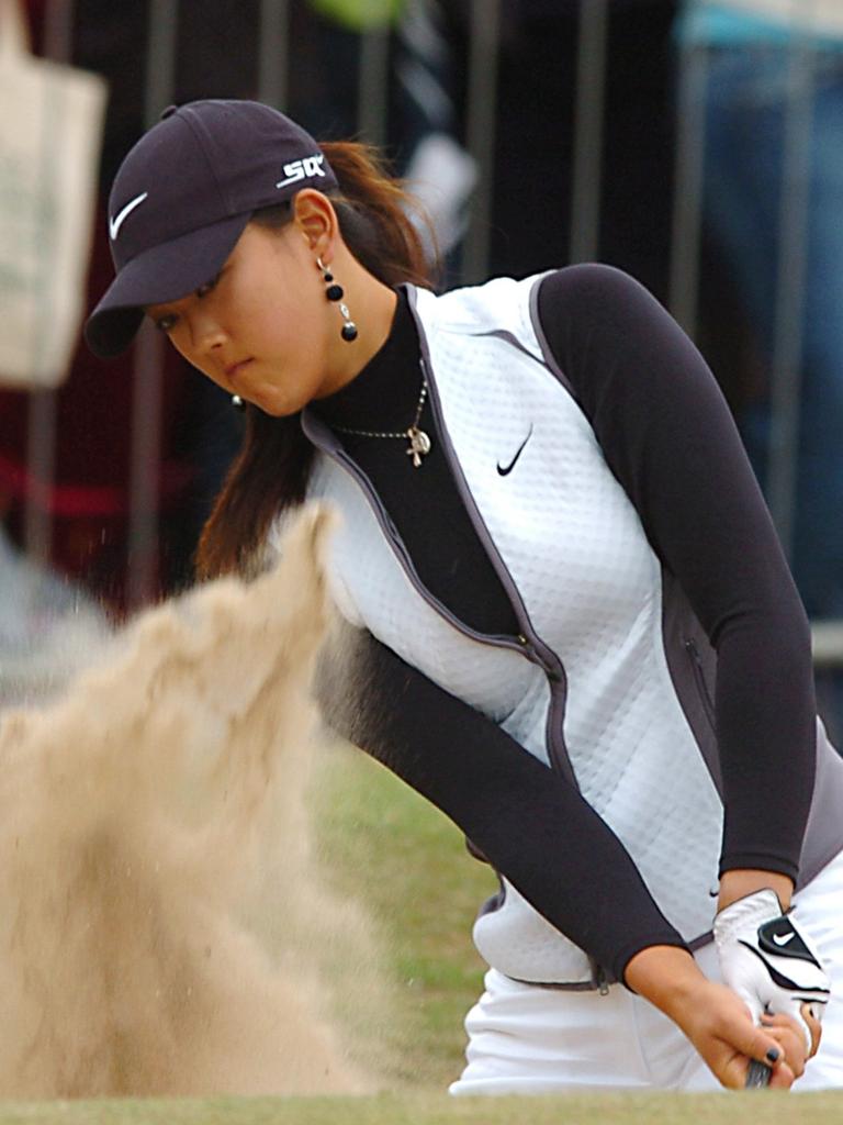 Michelle Wie West in action.