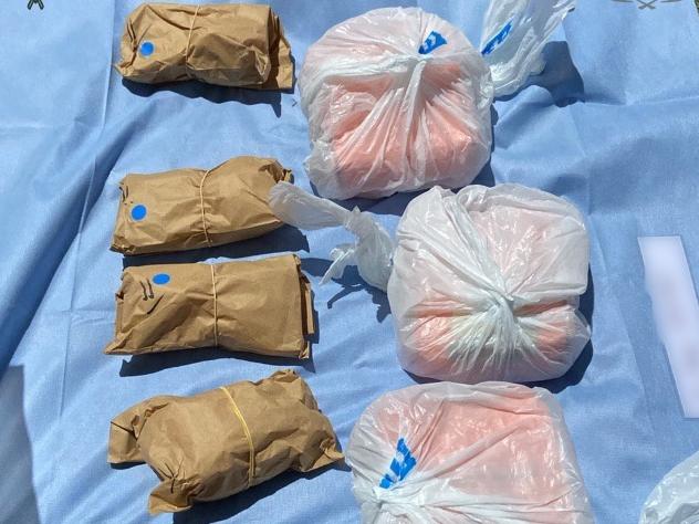 Some of the drugs that were alleged seized by police during the raids. Picture: Australian Federal Police
