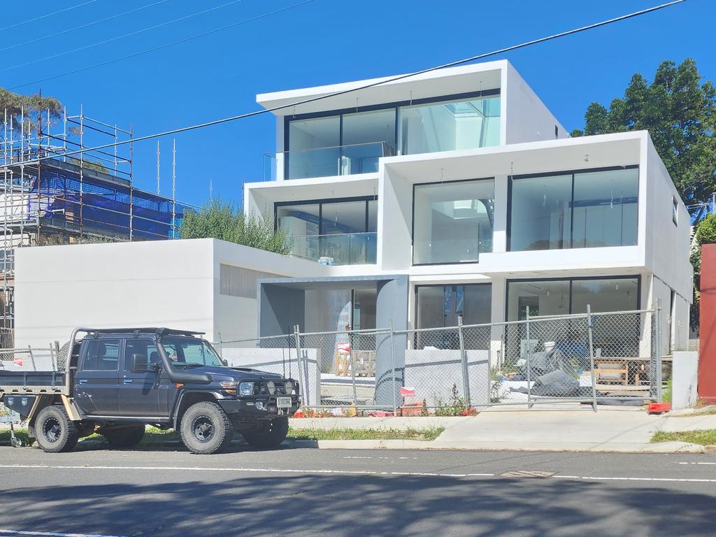 The house finally nears completion. Picture: Supplied