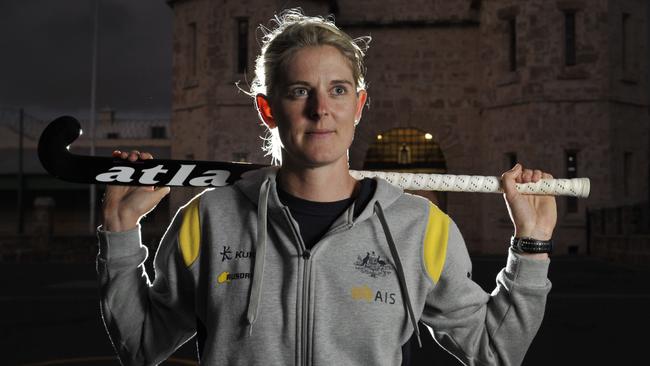 Hockeyroos goalkeeper Rachael Lynch is yet to be beaten at the Gold Coast Commonwealth Games