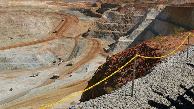 Newcrest’s Telfer gold mine, where ore from its Havieron deposit will be processed. Picture: Bloomberg News