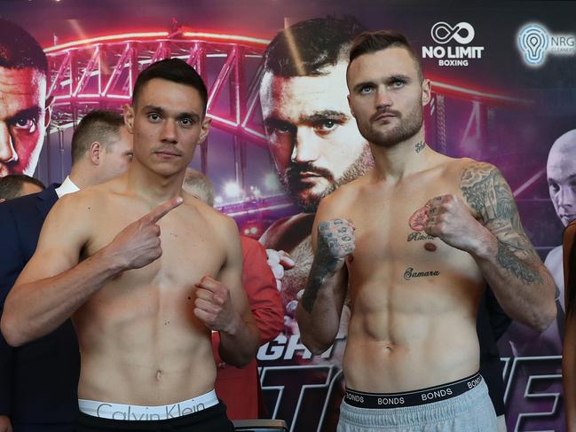 Dwight Ritchie fight with Tim Tszyu before their fight in August.