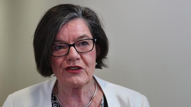 Independent MP Cathy McGowan at Parliament House in Canberra. Picture: Kym Smith