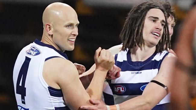 Ablett says Gryan Miers will be a very good player for years to come. Picture: AAP Image/Scott Barbour