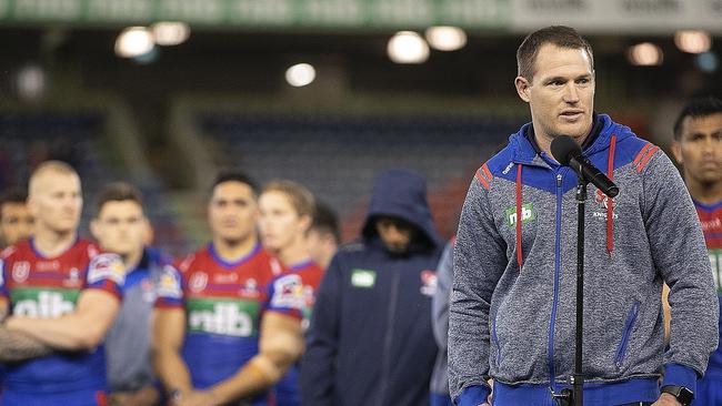 Tim Glasby 2020 NRL Round 19 – Newcastle Knights v St. George Illawarra Dragons, McDonald Jones Stadium, 2020-09-20. Digital image by Paul Barkley � NRL Photos