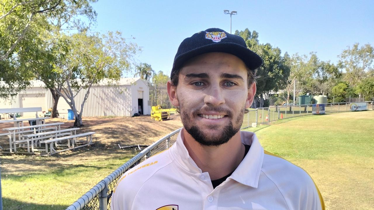 Injured Nightcliff quick Caelan Maladay is hopeful of returning to the bowling crease in finals. Picture: Ian Butterworth.