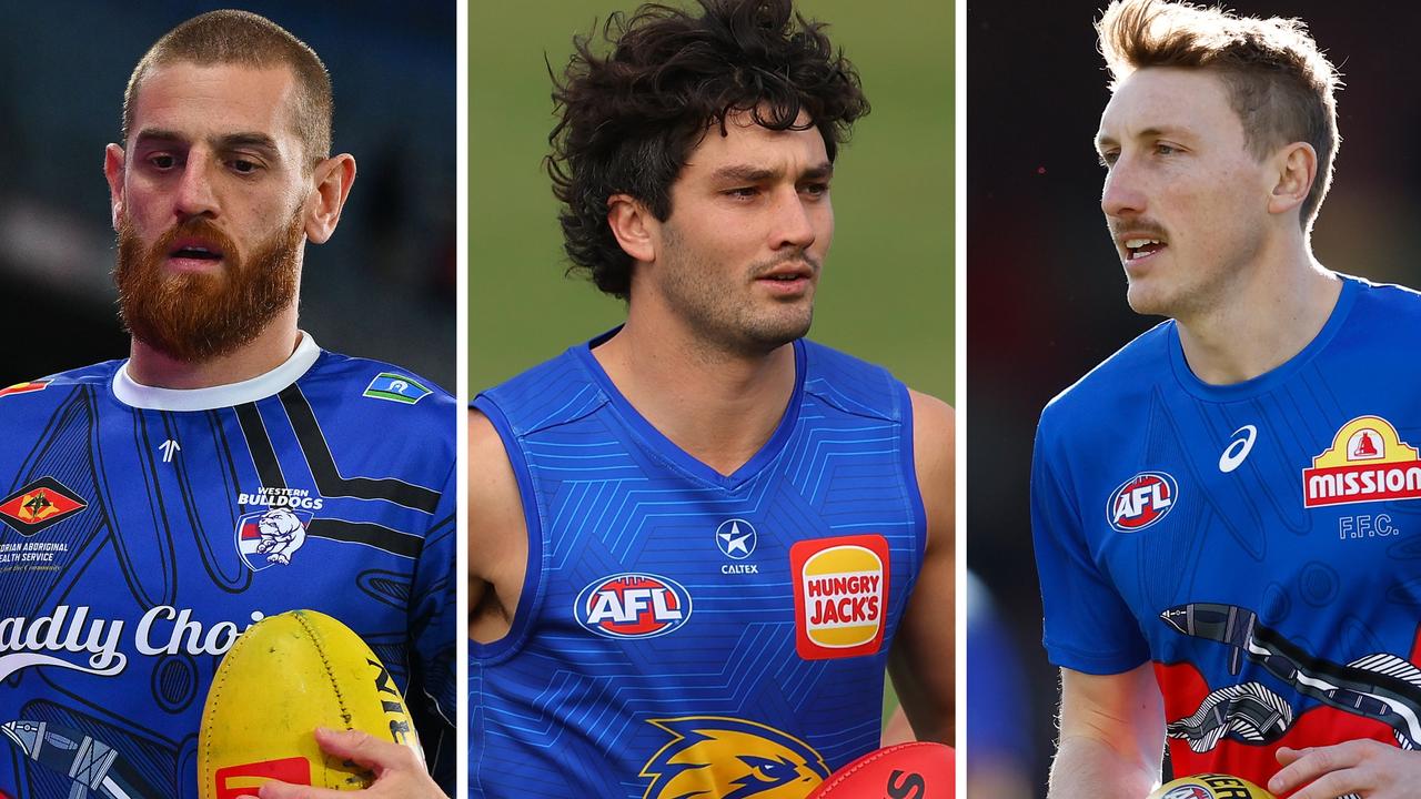 Could Barrass join star defender Liam Jones and Bailey Dale in the Bulldogs defence for 2025? (Getty Images)