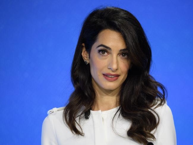 Amal Clooney is a human rights lawyer and the wife of actor George Clooney. Picture: Leon Neal/Getty Images.