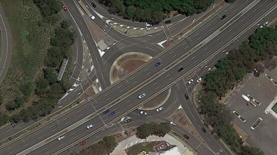 The ‘DFO roundabout’ at Australia Ave and Homebush Bay Drive is a bottleneck.