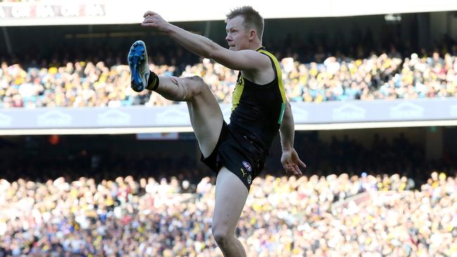 Jack Riewoldt will benefit greatly from Lynch’s arrival. Picture: Michael Klein