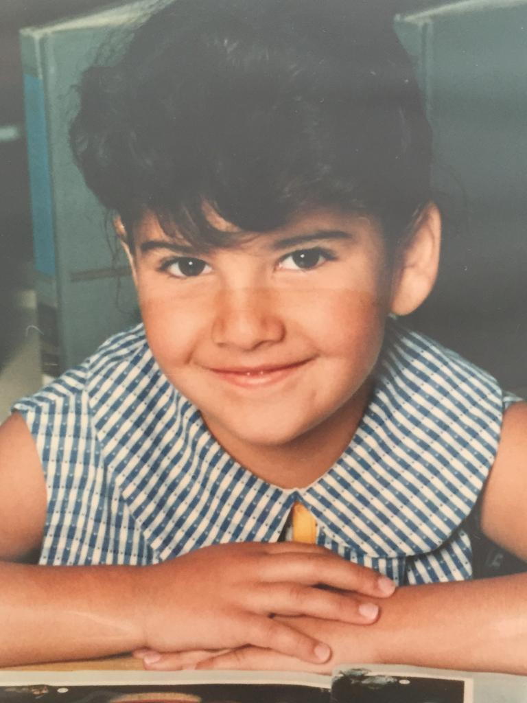 Naomi Lennon pictured in kindergarten.